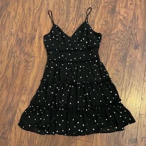 Francesca’s Black Star Dress